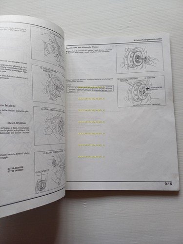 Honda CBR 600 F 1990 manuale officina riparazione italiano originale