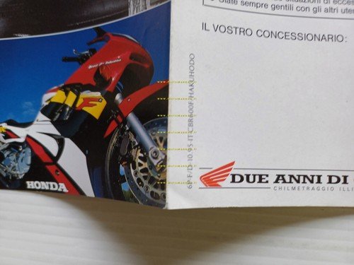 Honda CBR 600 F 1996 depliant italiano originale