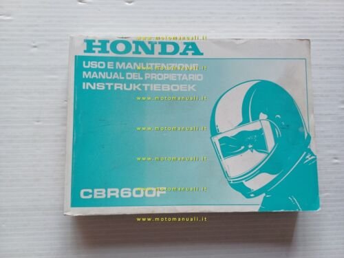 Honda CBR 600 F 1997 manuale uso manutenzione moto owner's …