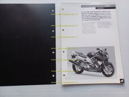 Honda CBR 600 F 1997 presentazione per la rete vendita …