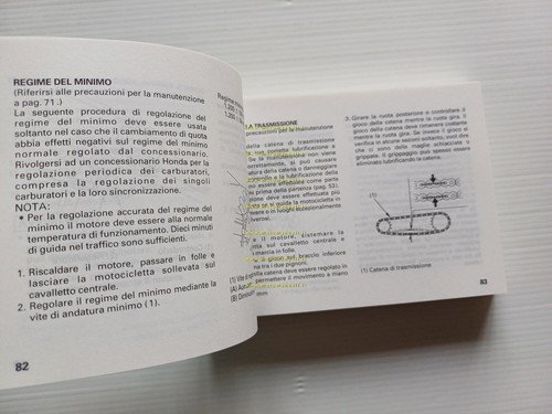 Honda CBR 600 F 1999 manuale uso manutenzione originale italiano