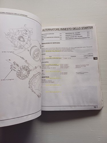 HONDA CBR 600 F 2000 manuale officina riparazione originale italiano