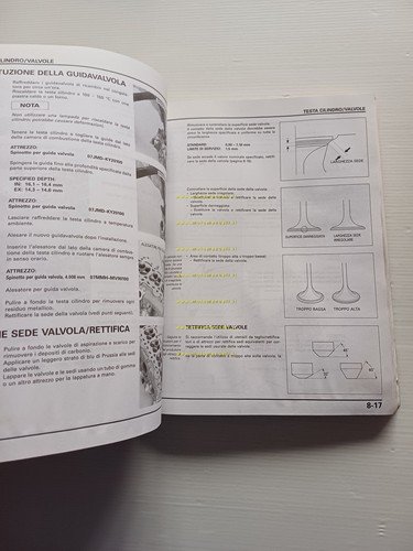 HONDA CBR 600 F 2000 manuale officina riparazione originale italiano