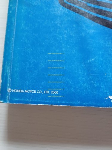 HONDA CBR 600 F 2000 manuale officina riparazione originale italiano