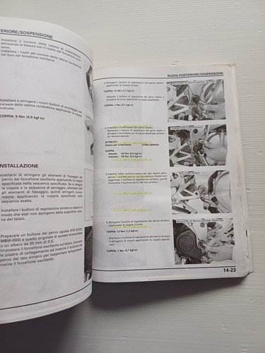 HONDA CBR 600 F 2000 manuale officina riparazione originale italiano