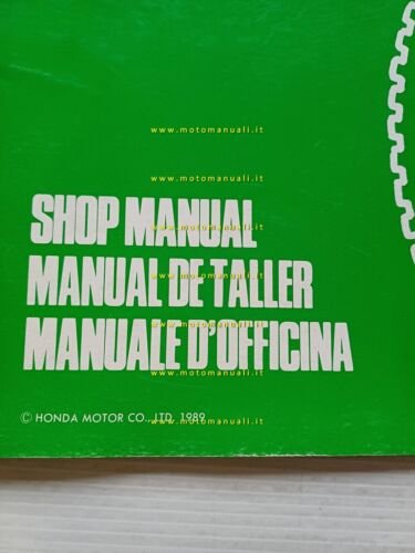 Honda CBR 600 F VARIANTI 1989 manuale officina originale