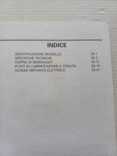 Honda CBR 600 F VARIANTI 2003-04 manuale officina ITALIANO originale