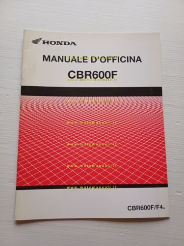 Honda CBR 600 F VARIANTI 2003-4 manuale officina ITALIANO originale