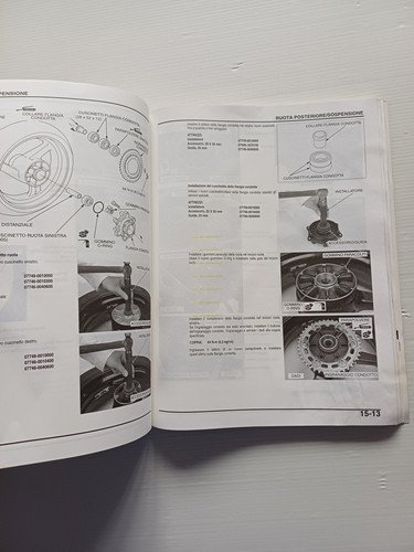 HONDA CBR 600 RR 2003 manuale officina ITALIANO originale
