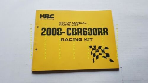 HONDA CBR 600 RR 2008 Racing Kit catalogo ricambi manuale …