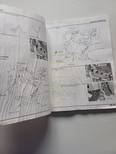 Honda CBR 600 RR VARIANTI 2004-05 manuale officina ITALIANO originale