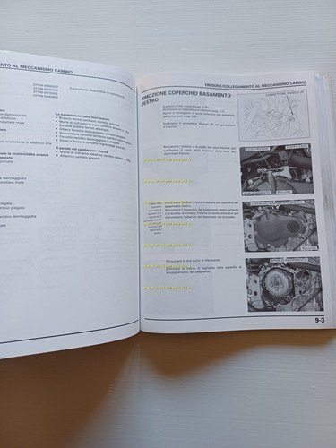 HONDA CBR 900 RR Fireblade 2001-2 (954 cc) manuale officina …