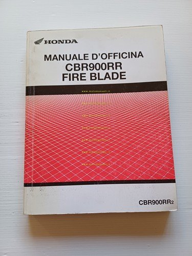 HONDA CBR 900 RR Fireblade 2001-2 (954 cc) manuale officina …
