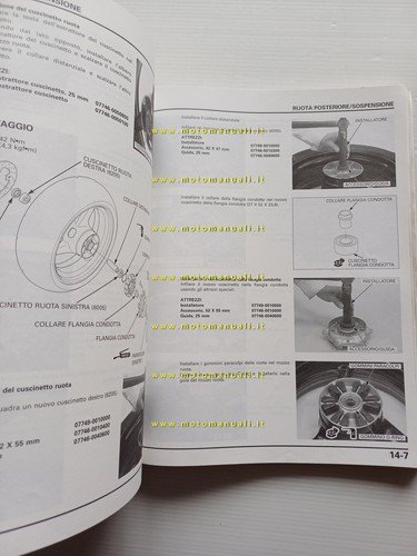 HONDA CBR 900 RR Fireblade 2001-2 (954 cc) manuale officina …
