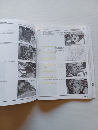 HONDA CBR 900 RR Fireblade 2001-2 (954 cc) manuale officina …