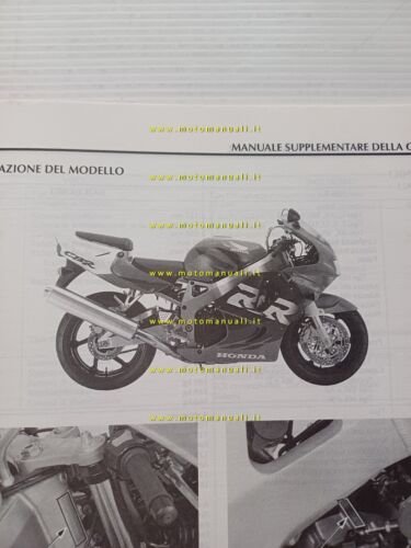 Honda CBR 900 RR Fireblade VARIANTI 1997 manuale officina ITALIANO …