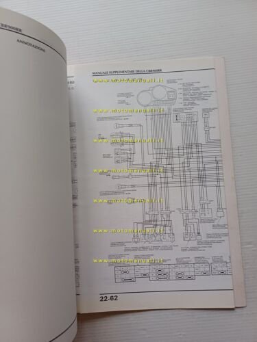 Honda CBR 900 RR Fireblade VARIANTI 1997 manuale officina ITALIANO …