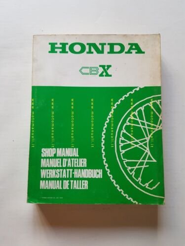 HONDA CBX 1000 1978 manuale officina INGLESE FRANCESE TEDESCO SPAGNOLO …