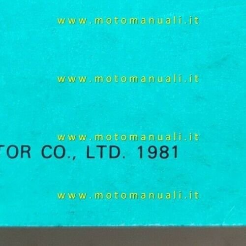 Honda CBX 400 F - 400 F2 1981 catalogo ricambi …
