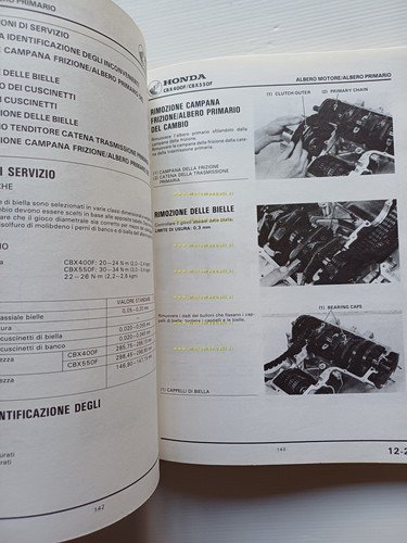 Honda CBX 400 F - CBX 500 F 1982-83 manuale …