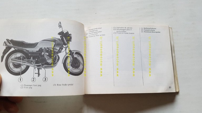 Honda CBX 400 F-F II 1982 manuale uso manutenzione INGLESE …