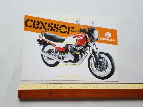 Honda CBX 550 F depliant italiano originale