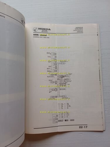 Honda CBX 750 F - F II VARIANTI 1986 manuale …