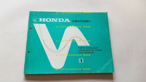 Honda CBX 750 F 1983 catalogo ricambi originale spare parts …