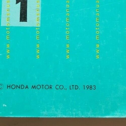 Honda CBX 750 F 1983 catalogo ricambi originale spare parts …