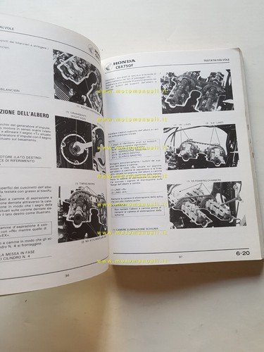 HONDA CBX 750 F 1984 manuale officina ITALIANO originale