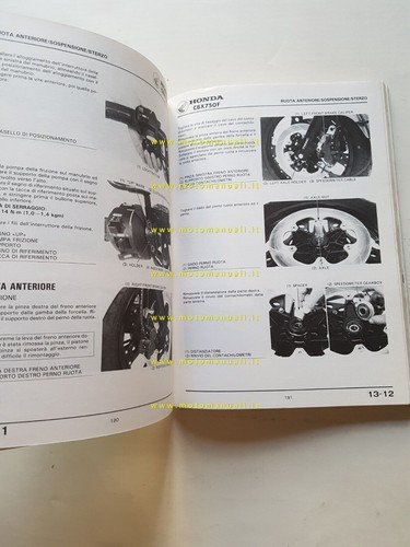 HONDA CBX 750 F 1984 manuale officina ITALIANO originale