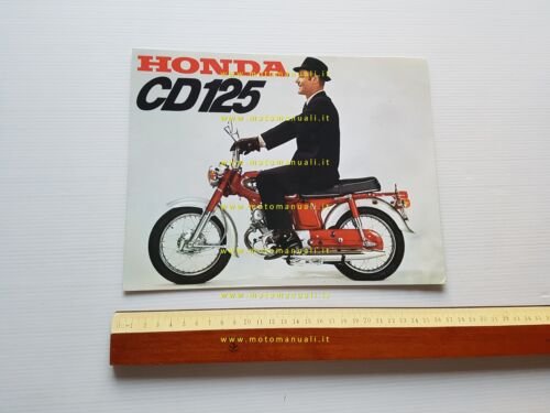 Honda CD 125 1968 depliant francese originale