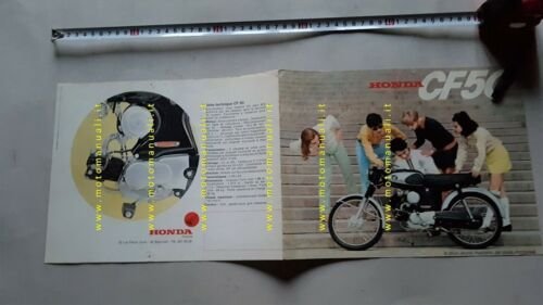 Honda CF 50 1967 depliant brochure originale testo francese
