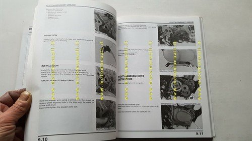 HONDA CG 125 1997 manuale officina INGLESE originale workshop manual