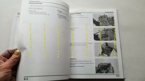 HONDA CG 125 1997 manuale officina INGLESE originale workshop manual