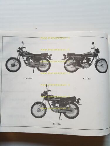 Honda CG 125 A-G-M 1991 catalogo ricambi originale spare parts …