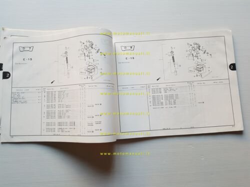 Honda CG 125 A-G-M 1991 catalogo ricambi originale spare parts …