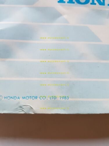 Honda CH 125 Spacy 1983 manuale uso manutenzione italiano originale