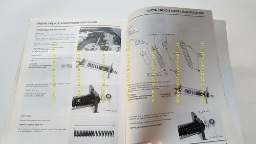 Honda CH 125 SPACY 1992 manuale officina scooter originale italiano