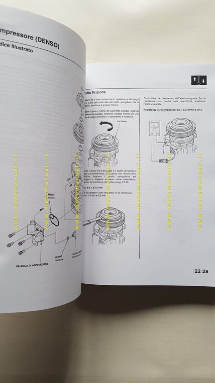 HONDA CIVIC Aero Deck 1998 manuale officina ITALIANO originale Volume …