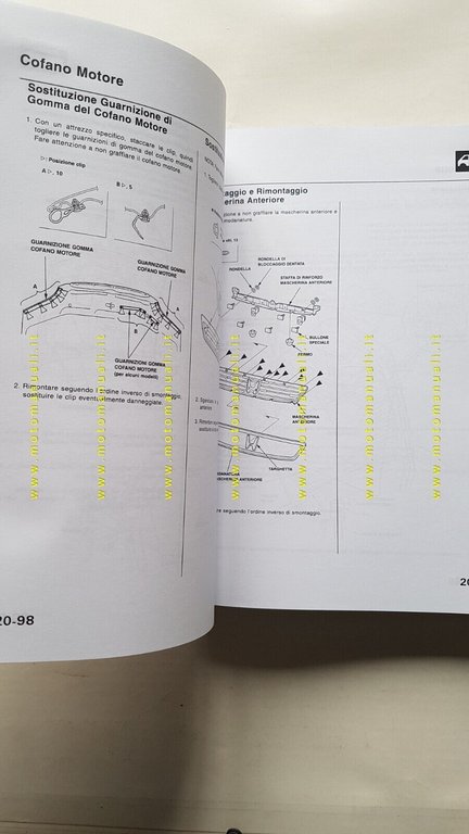 HONDA CIVIC Aero Deck 1998 manuale officina ITALIANO originale Volume …