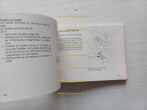 Honda CLR 125 City Fly 1998 manuale uso libretto ITALIANO …