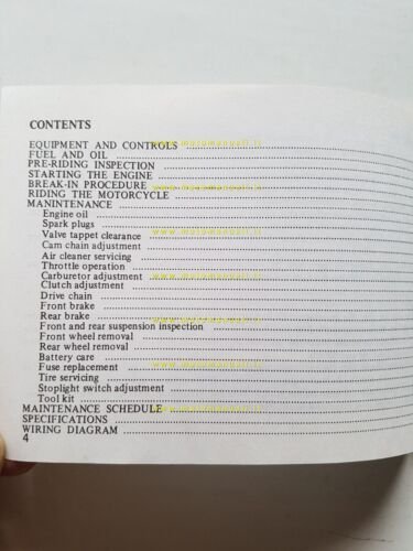 Honda CM 400 T 1979 manuale uso manutenzione originale INGLESE …