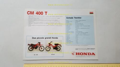 Honda CM 400 T depliant italiano originale