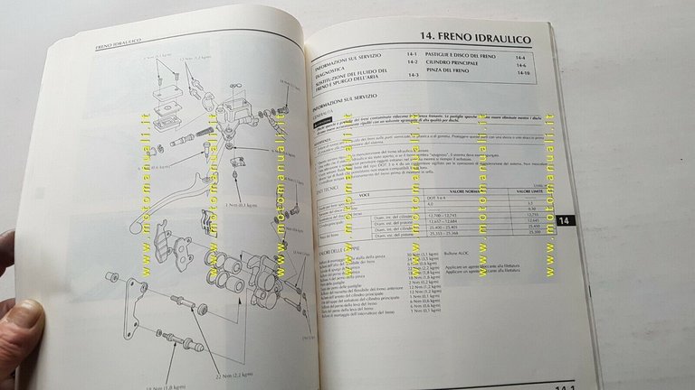 HONDA CMX 250 C 1995 manuale officina ITALIANO moto originale