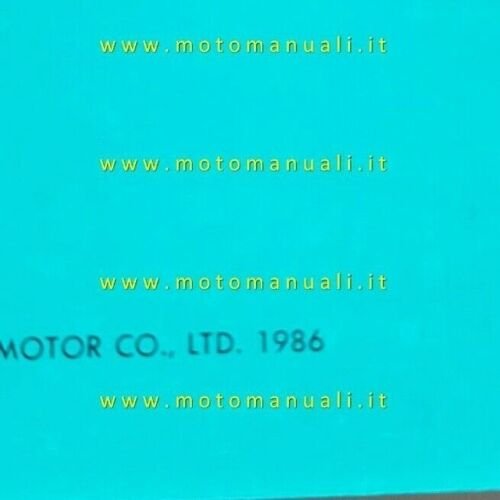HONDA CMX 450 C 1986 catalogo ricambi ORIGINALE spare parts …
