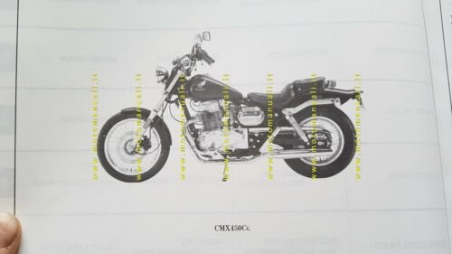 HONDA CMX 450 C 1986 catalogo ricambi ORIGINALE spare parts …