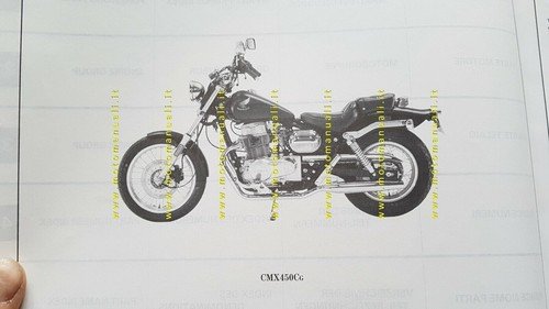 HONDA CMX 450 C 1986 catalogo ricambi ORIGINALE spare parts …
