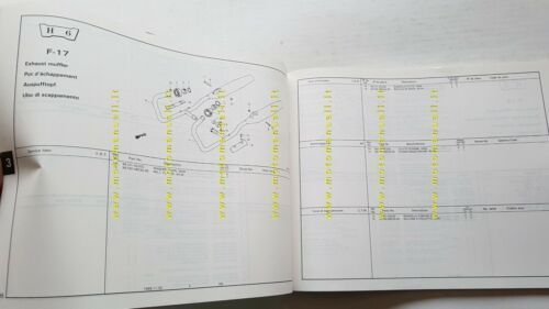 HONDA CMX 450 C 1986 catalogo ricambi ORIGINALE spare parts …