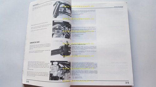 HONDA CMX 450 C 1987 manuale officina originale italiano